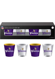 Minnesota Vikings 2oz 4 Piece Set Shot Glass