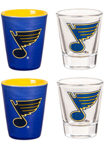 St Louis Blues 2oz 4 Piece Set Shot Glass