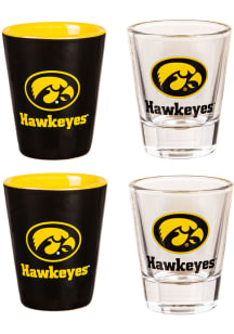 Iowa Hawkeyes 2oz 4 Piece Set Shot Glass