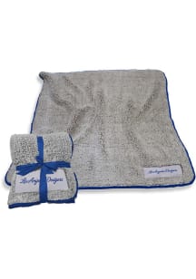 Los Angeles Dodgers Frosty Sherpa Fleece Blanket - Grey