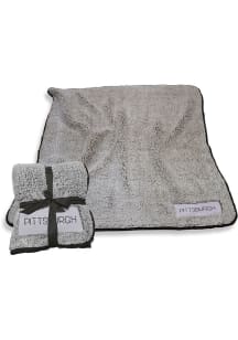 Pittsburgh Frosty Sherpa Fleece Blanket - Grey