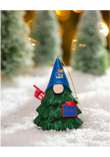 Kansas Jayhawks Tree Character Ornament - Blue
