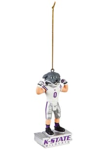 K-State Wildcats Team Mascot Ornament - Purple