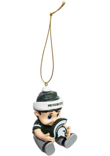 Michigan State Spartans Lil Fan Ornament - Green
