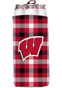Logo Brands Wisconsin Badgers 12 oz Slim Coolie
