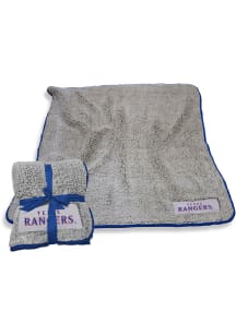 Texas Rangers Frosty Sherpa Fleece Blanket - Grey
