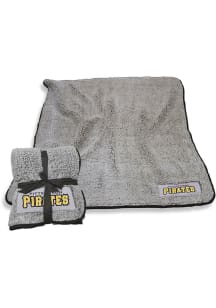 Pittsburgh Pirates Frosty Sherpa Fleece Blanket - Grey