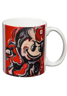 Ohio State Buckeyes Justin Patten 11 oz Ceramic Mug - Red