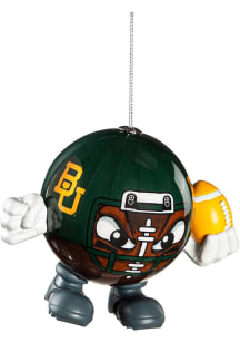 Baylor Bears Ball Head Ornament - Green