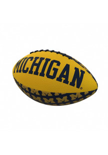 Logo Brands Michigan Wolverines Repeating Mini Football