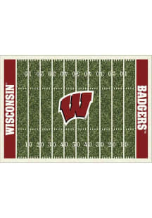 Wisconsin Badgers 4x6 Homefield Interior Rug - Red