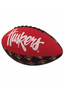 Logo Brands Nebraska Cornhuskers Repeating Mini Football
