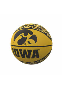 Logo Brands Iowa Hawkeyes Logo Mini Size Rubber Basketball