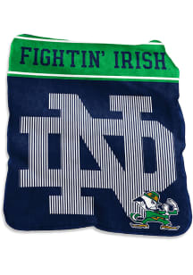 Notre Dame Fighting Irish 60x80 Raschel Throw Blanket - Navy Blue