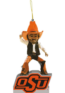 Oklahoma State Cowboys Team Mascot Ornament - Orange