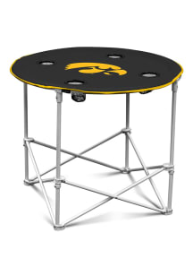 Iowa Hawkeyes Round Tailgate Table