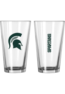 Michigan State Spartans 16oz Pint Glass - Green