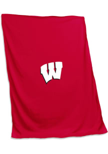 Wisconsin Badgers Team Logo Sweatshirt Blanket