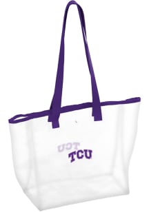 TCU Horned Frogs Clear Womens Clear Tote