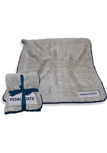 Penn State Nittany Lions Frosty Sherpa Fleece Blanket - Grey