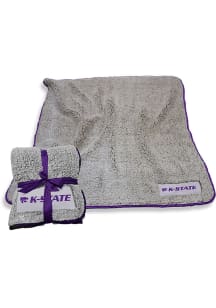 K-State Wildcats Frosty Sherpa Fleece Blanket - Grey