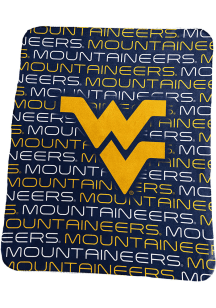West Virginia Mountaineers Classic Fleece Blanket - Navy Blue