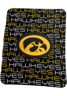 Iowa Hawkeyes Classic Fleece Blanket - Black