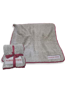 Florida State Seminoles Frosty Sherpa Fleece Blanket - Grey