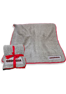 Georgia Bulldogs Frosty Sherpa Fleece Blanket - Grey
