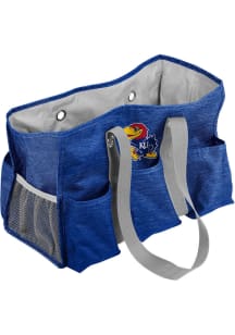 Kansas Jayhawks Blue Crosshatch Tote