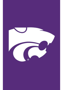 K-State Wildcats Applique Garden Flag - Purple