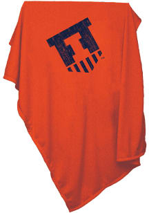 Illinois Fighting Illini Screened Sweatshirt Sweatshirt Blanket