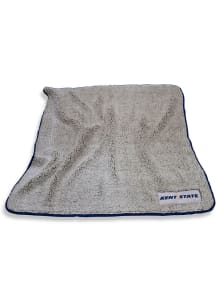 Kent State Golden Flashes Frosty Sherpa Fleece Blanket - Grey