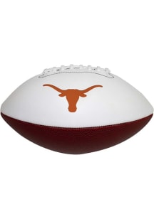 Texas Longhorns Logo Brands Official Size Autograph Football