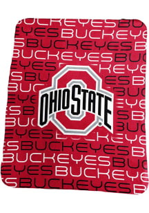 Ohio State Buckeyes Classic Fleece Blanket - Red