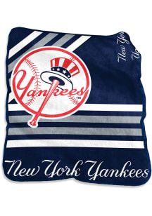 New York Yankees Team Color Raschel Throw Blanket - Blue