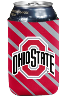 Logo Brands Ohio State Buckeyes 12 oz Diagonal Stripe Coolie