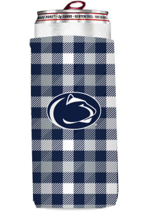 Logo Brands Penn State Nittany Lions 12 oz Plaid Slim Coolie