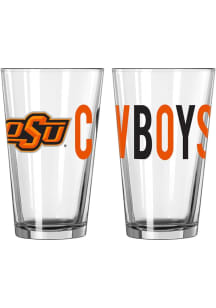 Oklahoma State Cowboys 16 oz Overtime Pint Glass - Orange