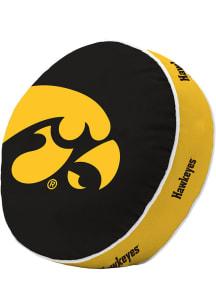 Iowa Hawkeyes Puff Throw Pillow - Black