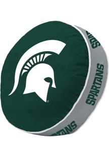 Michigan State Spartans Puff Throw Pillow - Green