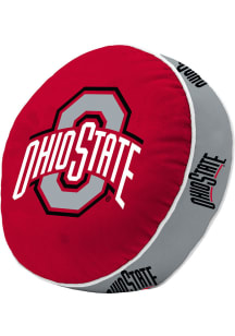 Ohio State Buckeyes Puff Throw Pillow - Red