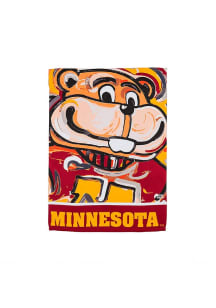 Minnesota Golden Gophers Suede Garden Flag