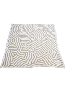 Michigan Wolverines Luxe 50x60 Fleece Blanket - Tan