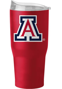 Logo Brands Arizona Wildcats 30 oz Flipside Powder Coat Stainless Steel Tumbler - Red