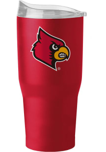 Logo Brands Louisville Cardinals 30 oz Flipside Powder Coat Stainless Steel Tumbler - Red