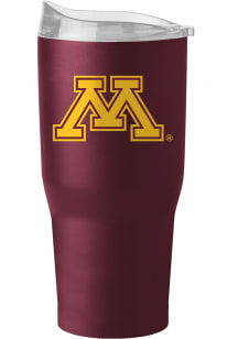 Logo Brands Minnesota Golden Gophers 30 oz Flipside Powder Coat Stainless Steel Tumbler - Red