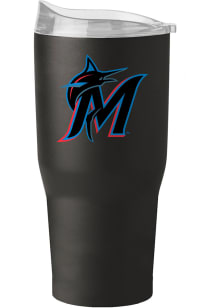 Logo Brands Miami Marlins 30 oz Flipside Powder Coat Stainless Steel Tumbler - Blue