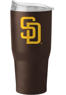 Logo Brands San Diego Padres 30 oz Flipside Powder Coat Stainless Steel Tumbler - Blue