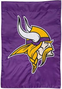 Minnesota Vikings Applique Garden Flag - Purple